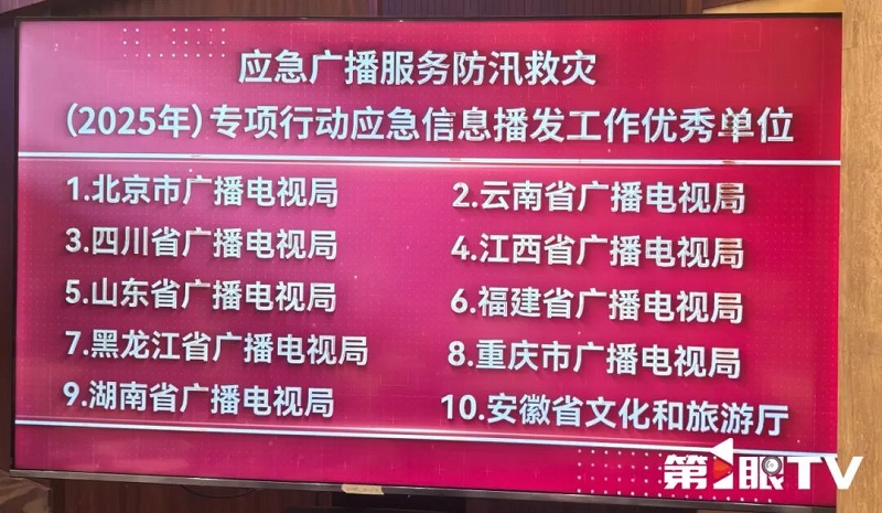 重慶應急廣播已實現區縣級以上平臺建設100%覆蓋