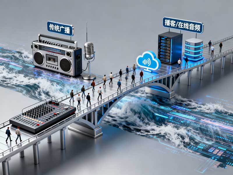 破局與立新：廣播行業如何應對播客與在線音頻的強勢競爭